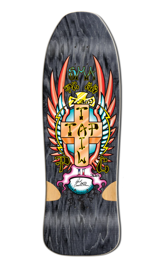 Old School SMA Wes Humpston PAUL CONSTANTINEAU Series Skateboard Deck (BLACK STAIN)