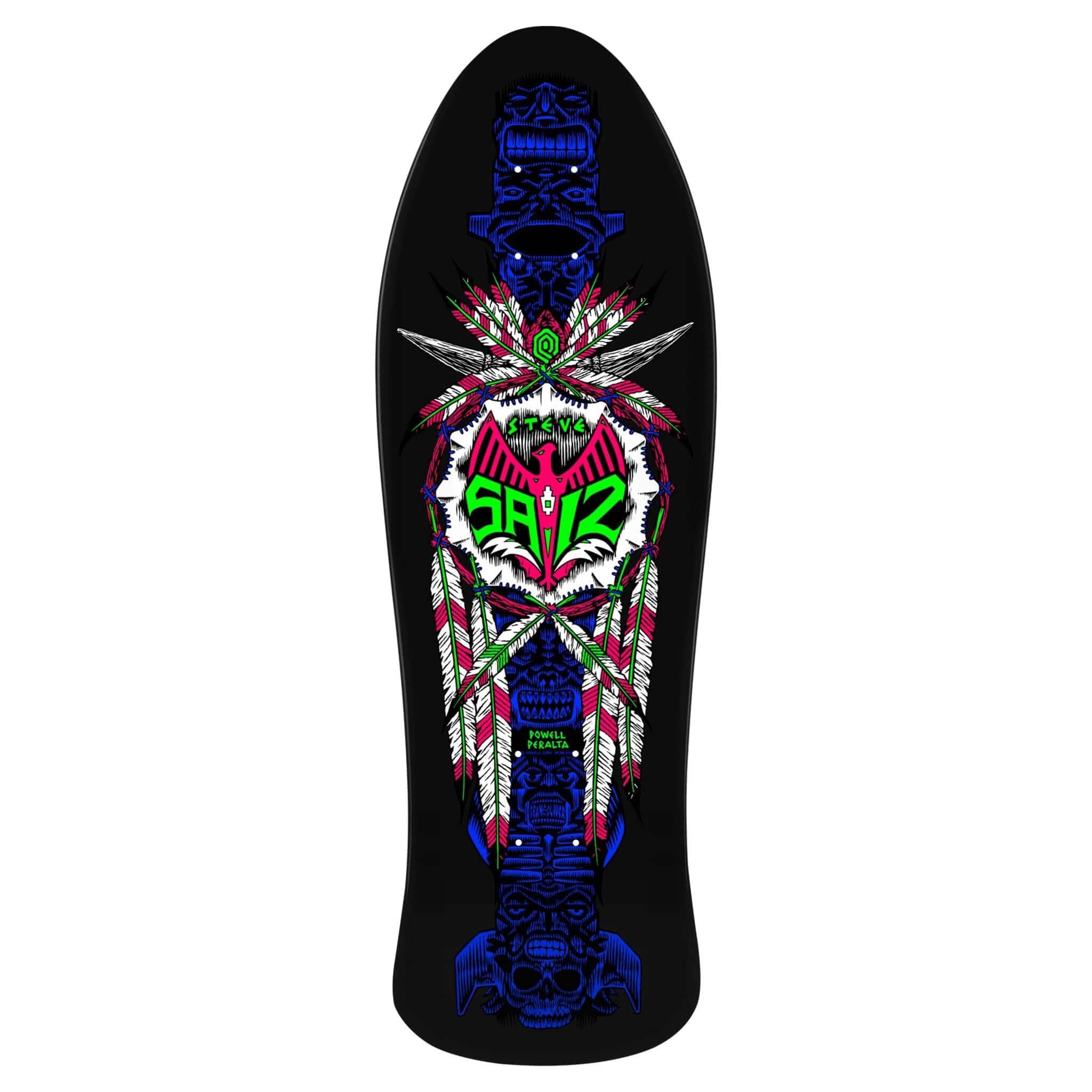 Powell Peralta Steve Saiz Totem Blacklight Skateboard Deck - 10