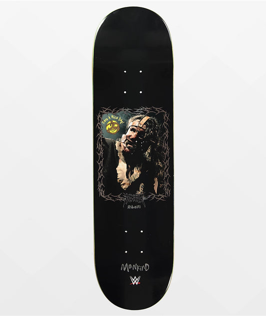 Primitive x WWE Ribeiro Mankind Skateboard Deck 8.5"