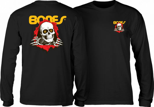 Powell Peralta Old School Bones Ripper Long Sleeve Shirt (Available in 4 Colors)