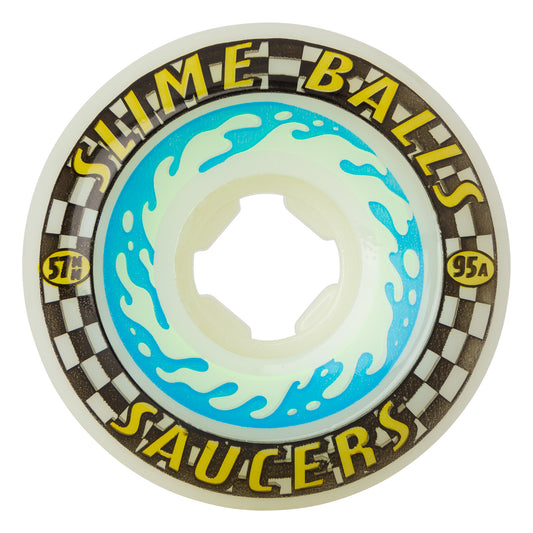 Santa Cruz Slime Balls Saucers Wheels 57mm/95a (Set of 4)