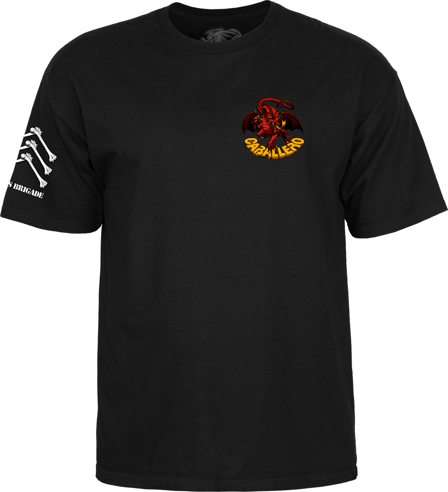 Powell Peralta Bones Brigade Steve Caballero T-Shirt Old School (Black)