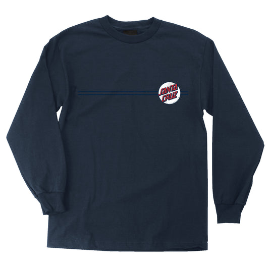 Santa Cruz Other Dot Long Sleeve Shirt (Harbor Blue)