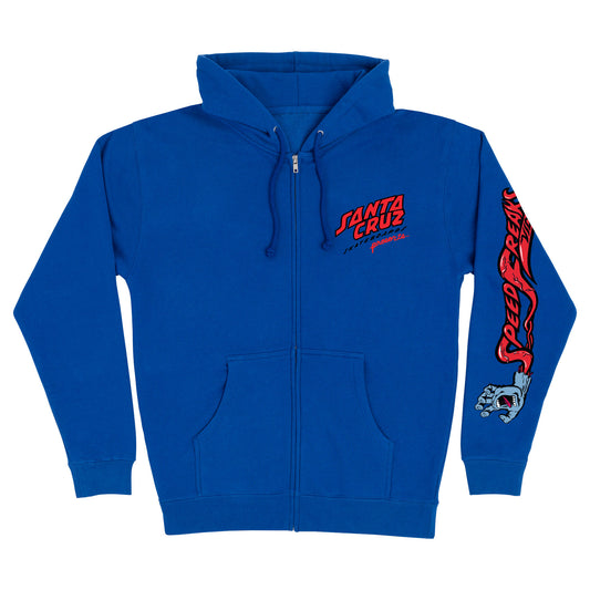 Freaks Hand Mens Santa Cruz Zip Hoodie Sweatshirt