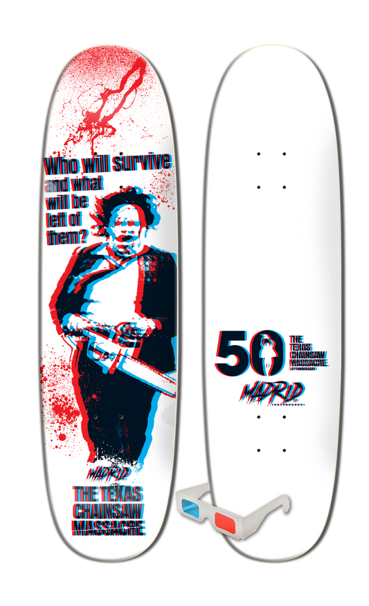 Texas Chainsaw Massacre Madrid Survive 3D Survive Hybrid Combi Shape 32.5" x 8.625 "