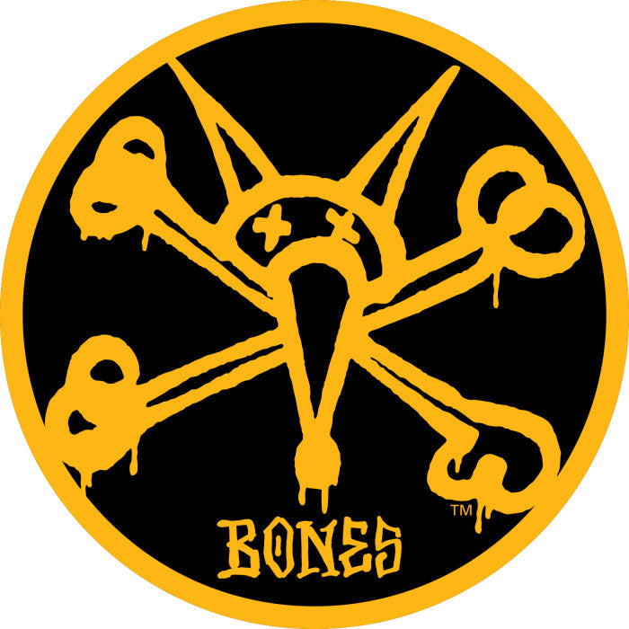BONES WHEELS 5" Vato Rat Round Sticker