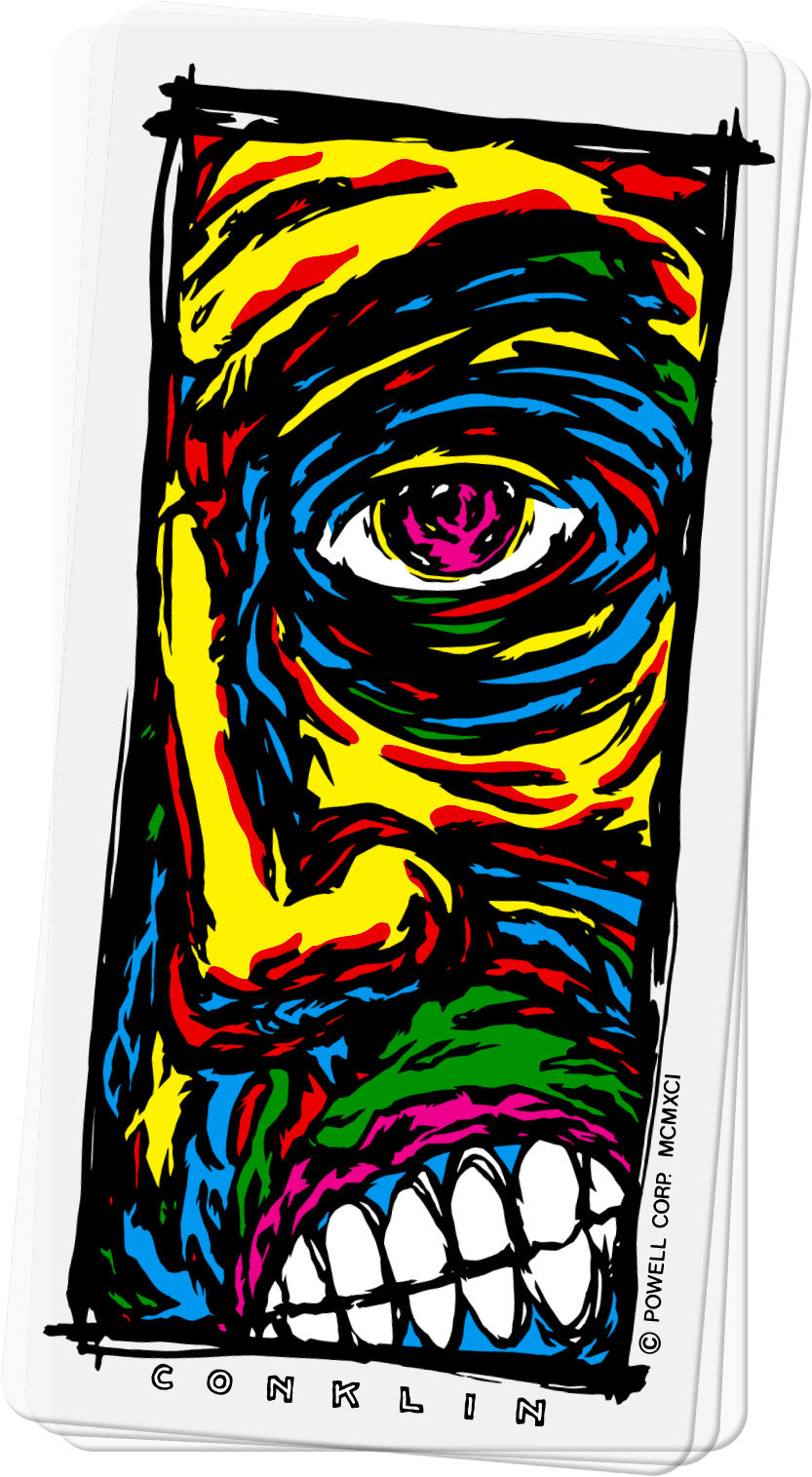 Powell Peralta Lance Conklin Face Sticker
