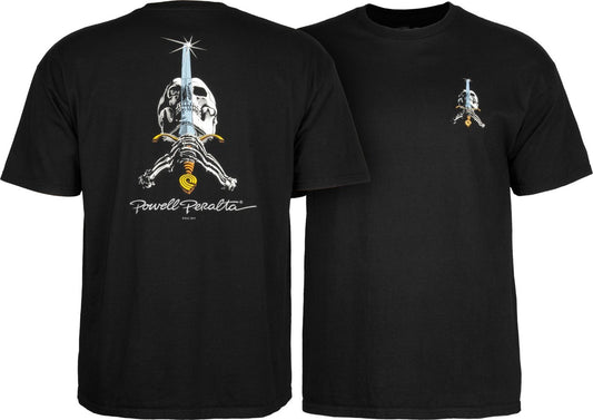 Powell Peralta Old School Skull & Sword T-Shirt (Available in 5 Colors)