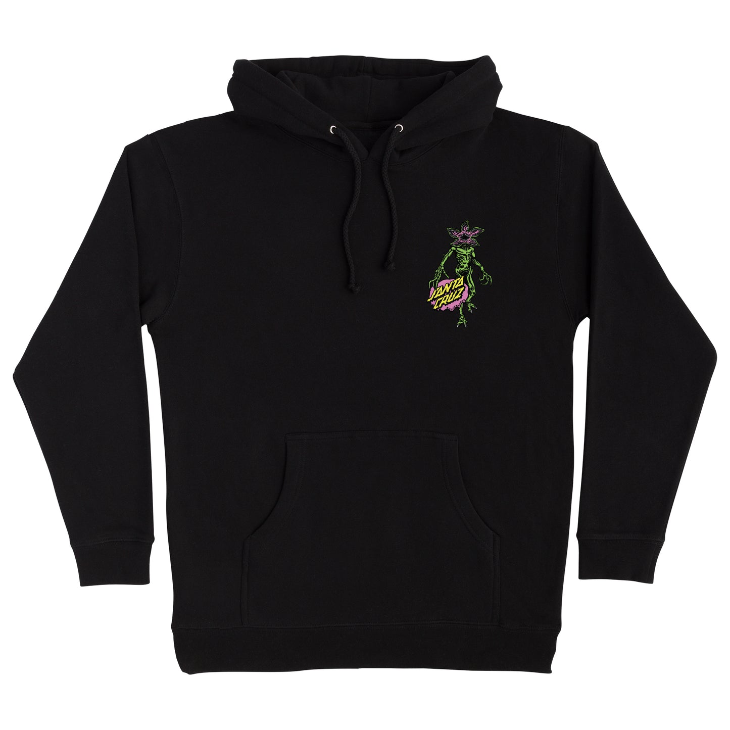 Stranger Things Demogorgon Dot Mens Santa Cruz Hoodie (Black)