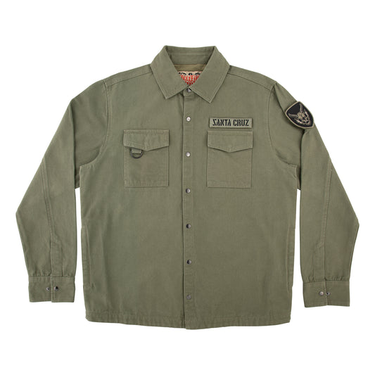 Stranger Things Crawl Mens Santa Cruz Military Jacket