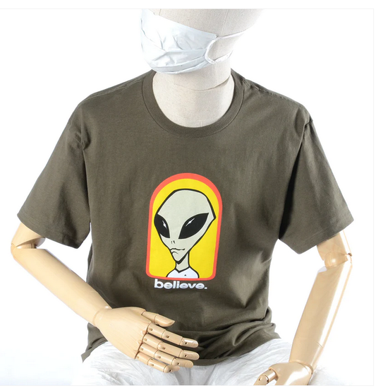 Alien Workshop Believe T-Shirt (Olive)