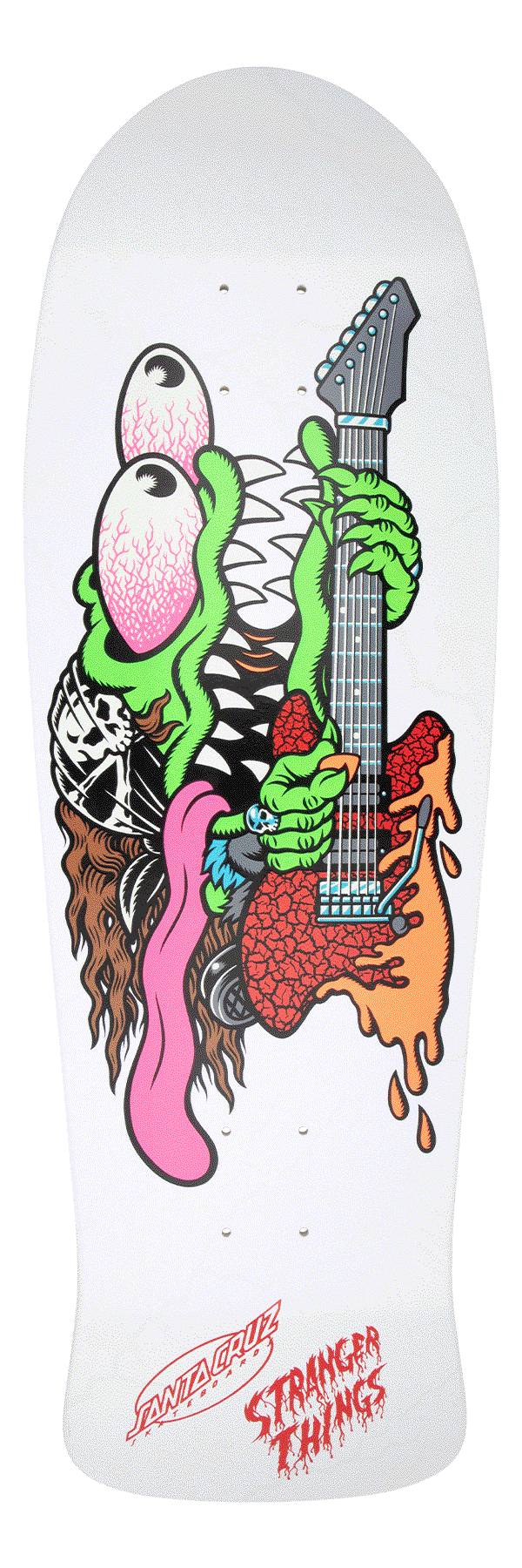 10.1in Stranger Things Meek Eddie Slasher Reveal Santa Cruz Skateboard Deck