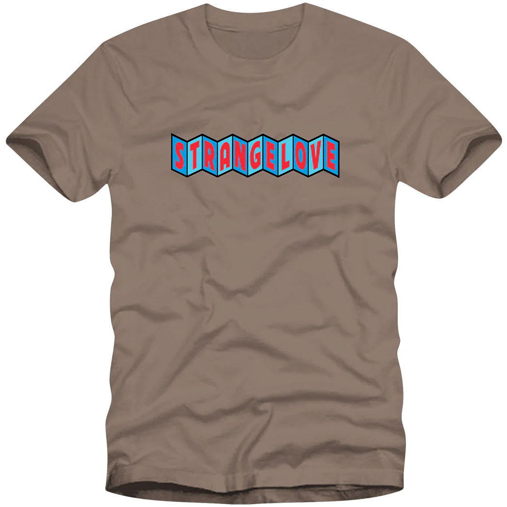 StrangeLove CineLogo English T-Shirt (Brown Savana)