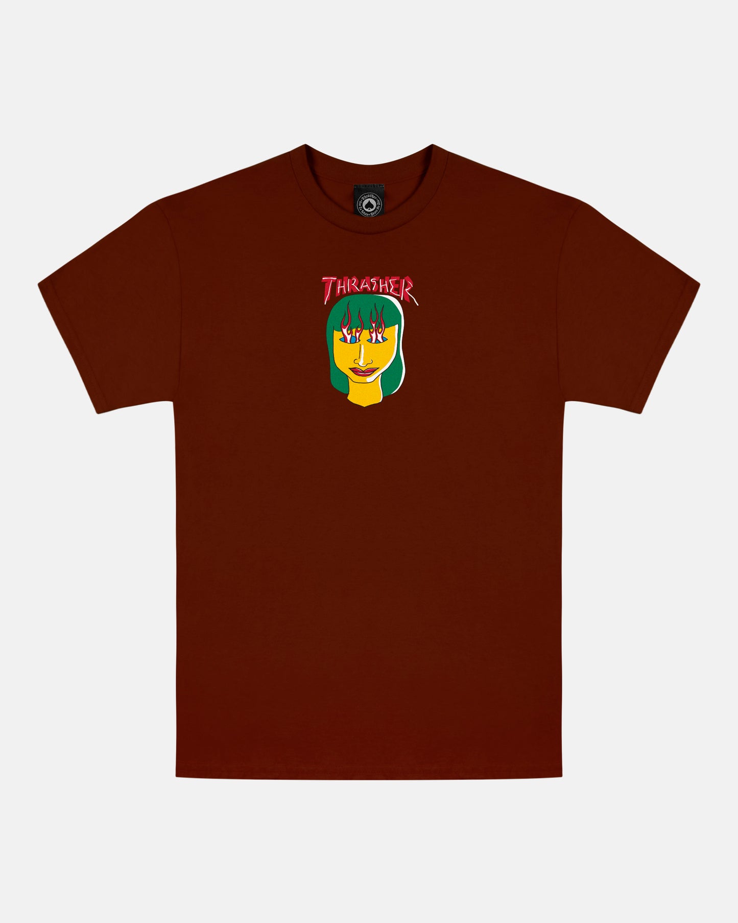 Thrasher Magazine Talk T-Shirt (Maroon)
