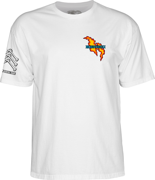 **Pre Order** Powell Peralta Bones Brigade Tommy Guerrero T-Shirt Old School (White)