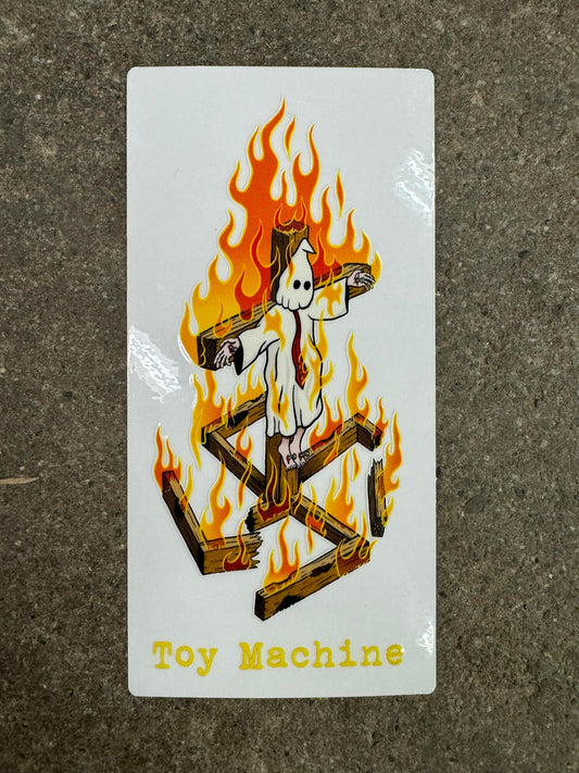 ED TEMPLETON CHARRED CROSS Sticker