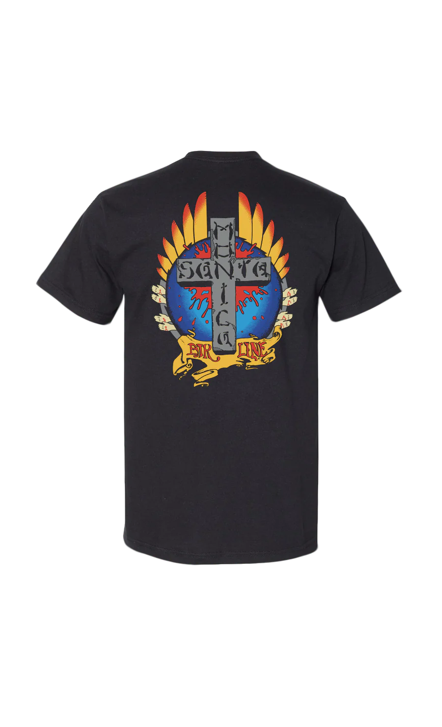 SMA STIGMATA T-Shirt Black Short Sleeve | Modern Classic Fit | 100% Ring-spun Cotton