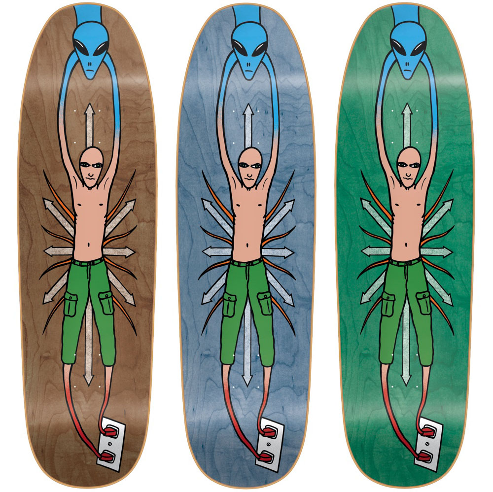 **Flash Sale** New Deal Vallely Alien Old School Reissue Deck Screened