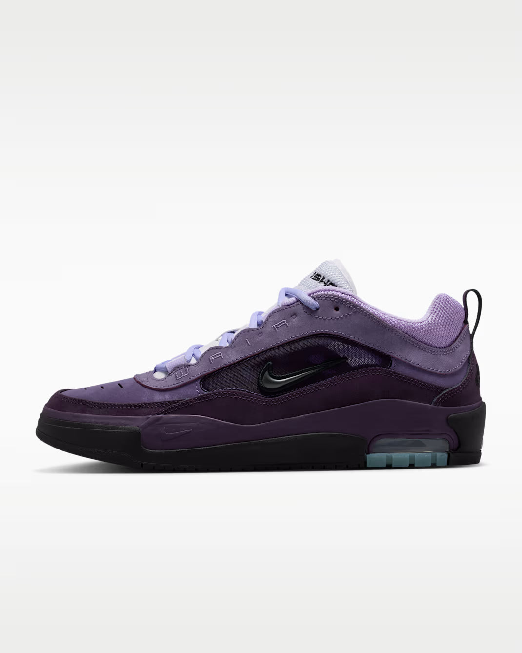 Nike SB Air Max Ishod Skateboard Shoes - Grand Purple/Blk-Purple