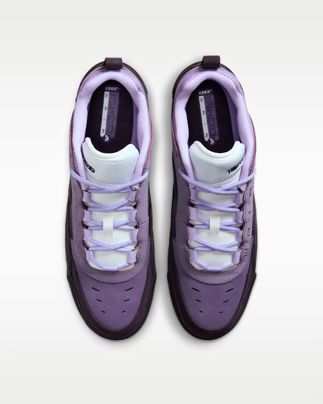 Nike SB Air Max Ishod Skateboard Shoes - Grand Purple/Blk-Purple