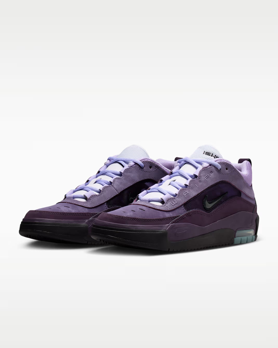 Nike SB Air Max Ishod Skateboard Shoes - Grand Purple/Blk-Purple