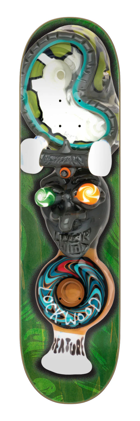 8.25in Lockwood Glassers Union Creature Skateboard Deck