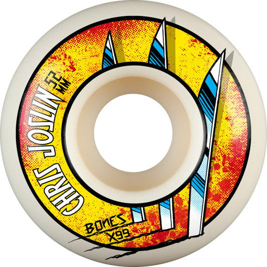 BONES WHEELS X-Formula Skateboard Wheels Joslin Slice of Life 52mm V1 Standard 99A 4PK