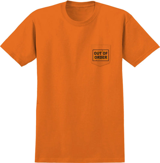 Antihero Out Of Order Pocket Tee - Orange