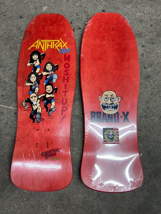 Brand-X Anthrax 2022 Reissue Collector's Edition Deck (Red Stain) Only 2 Left!