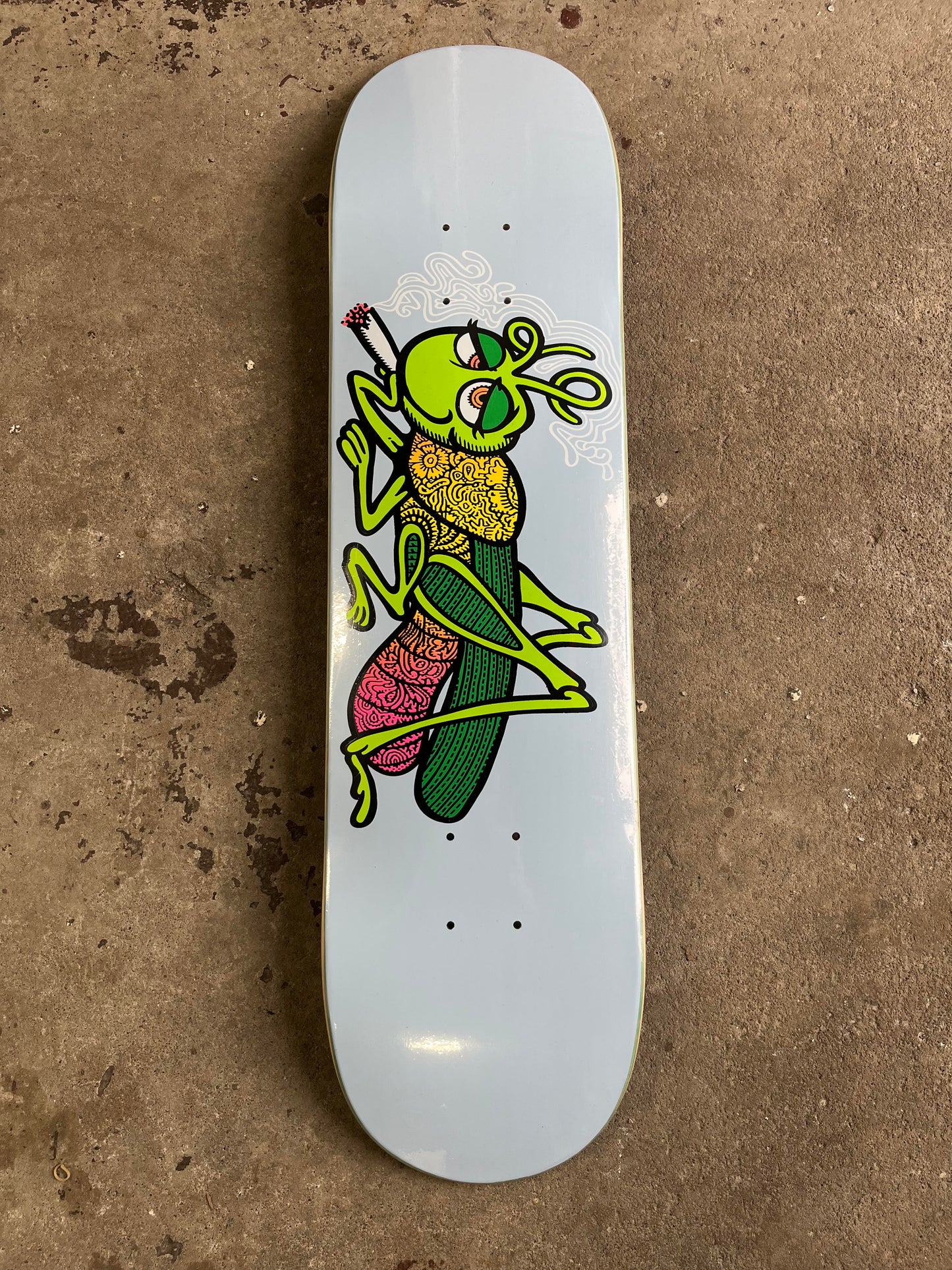 StrangeLove Skateboards Todd Bratrud / Grassbopper / 8.0 Deck (Blue)