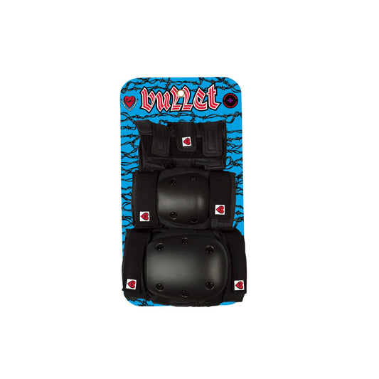 Bullet Junior Skateboard Pad Set Jr Safety Gear