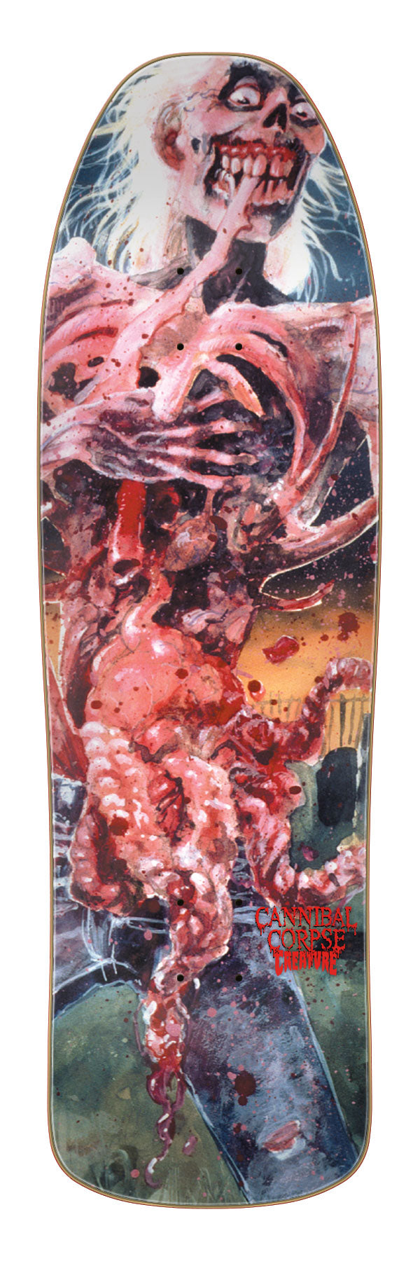 9.35in Cannibal Corpse Eaten Back To Life Creature Skateboard Deck
