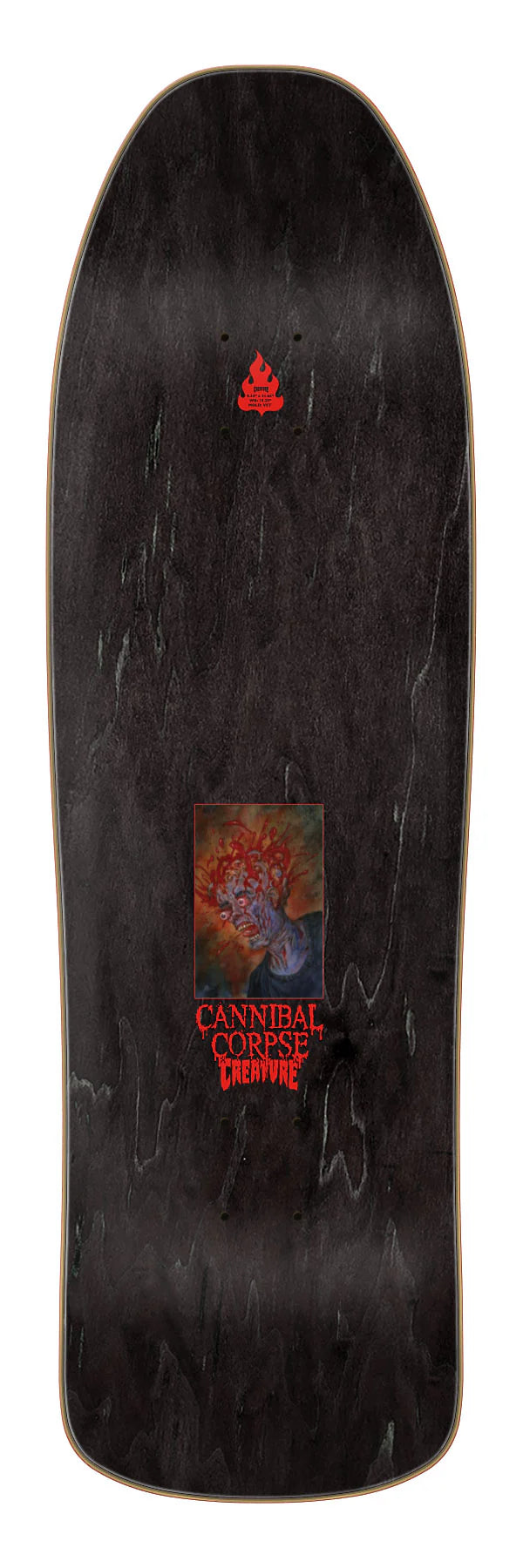 9.35in Cannibal Corpse Eaten Back To Life Creature Skateboard Deck