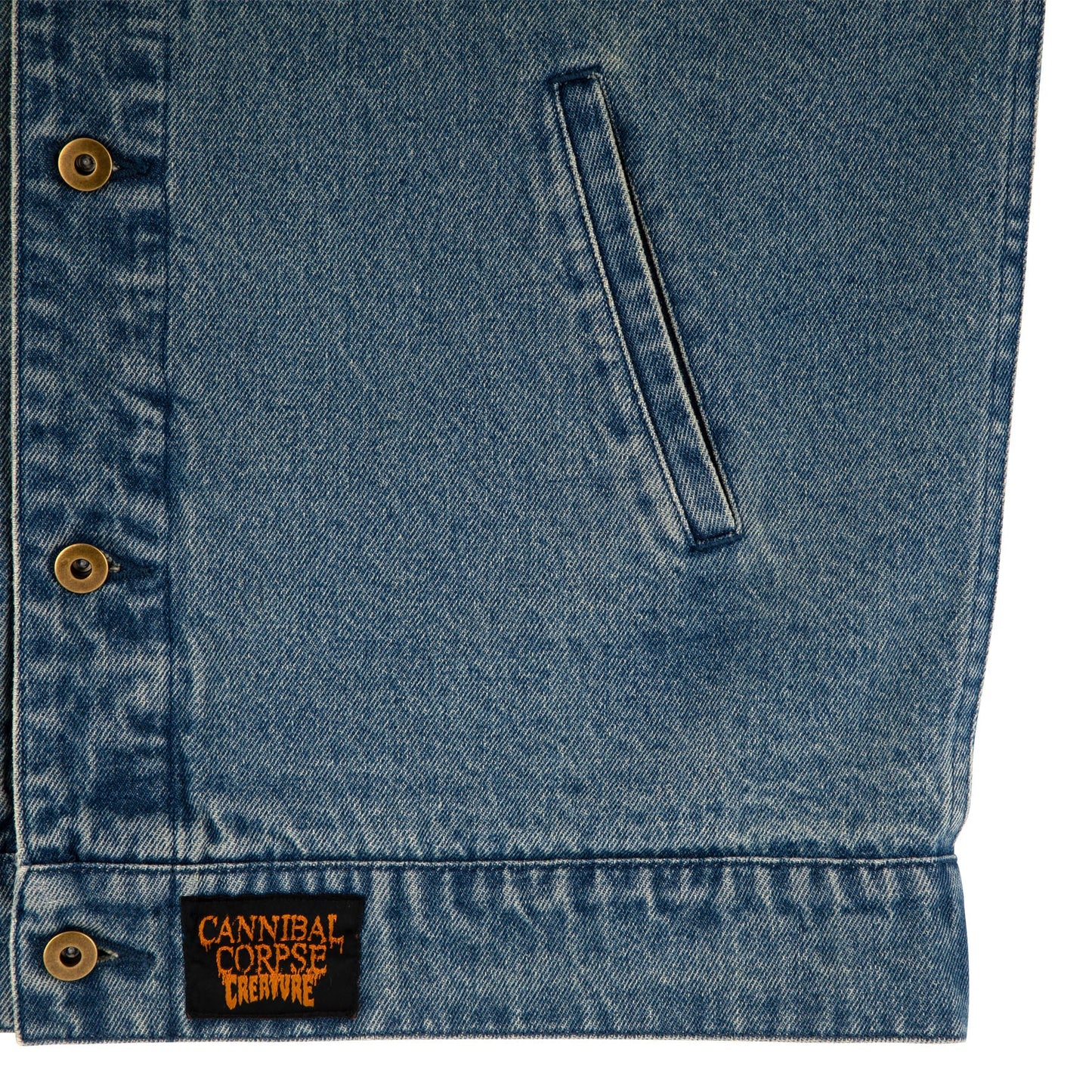 Cannibal Corpse Mens Creature Denim Vest