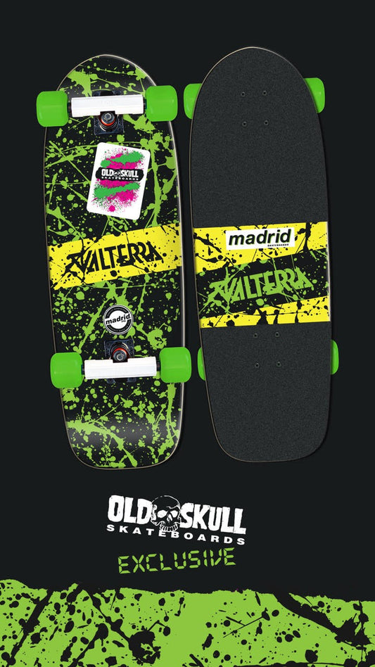 OLD SKULL EXCLUSIVE COLOR!  VALTERRA MADRID SKATEBOARD COMPLETE Rad!