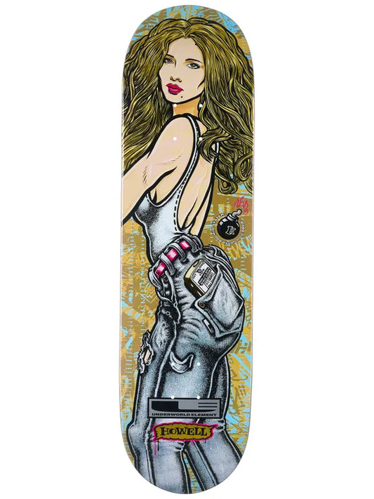 Underworld Element Andy Howell Boomin System Skateboard Deck 8.5 x 31.95