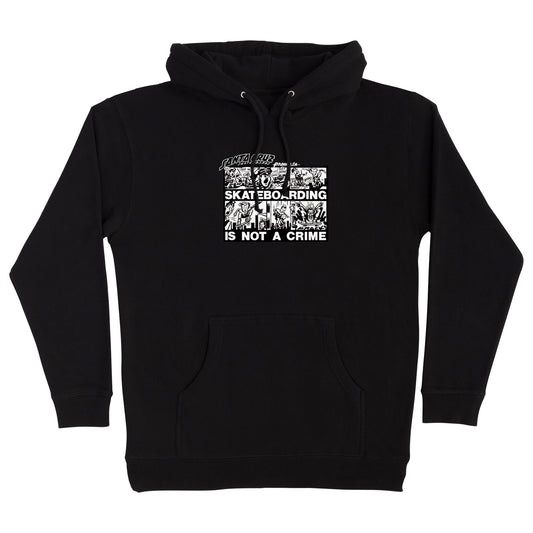 Roskopp Crime Comic Mens Santa Cruz Hoodie Sweatshirt