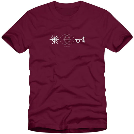 StrangeLove I Read Books T-Shirt (Maroon)