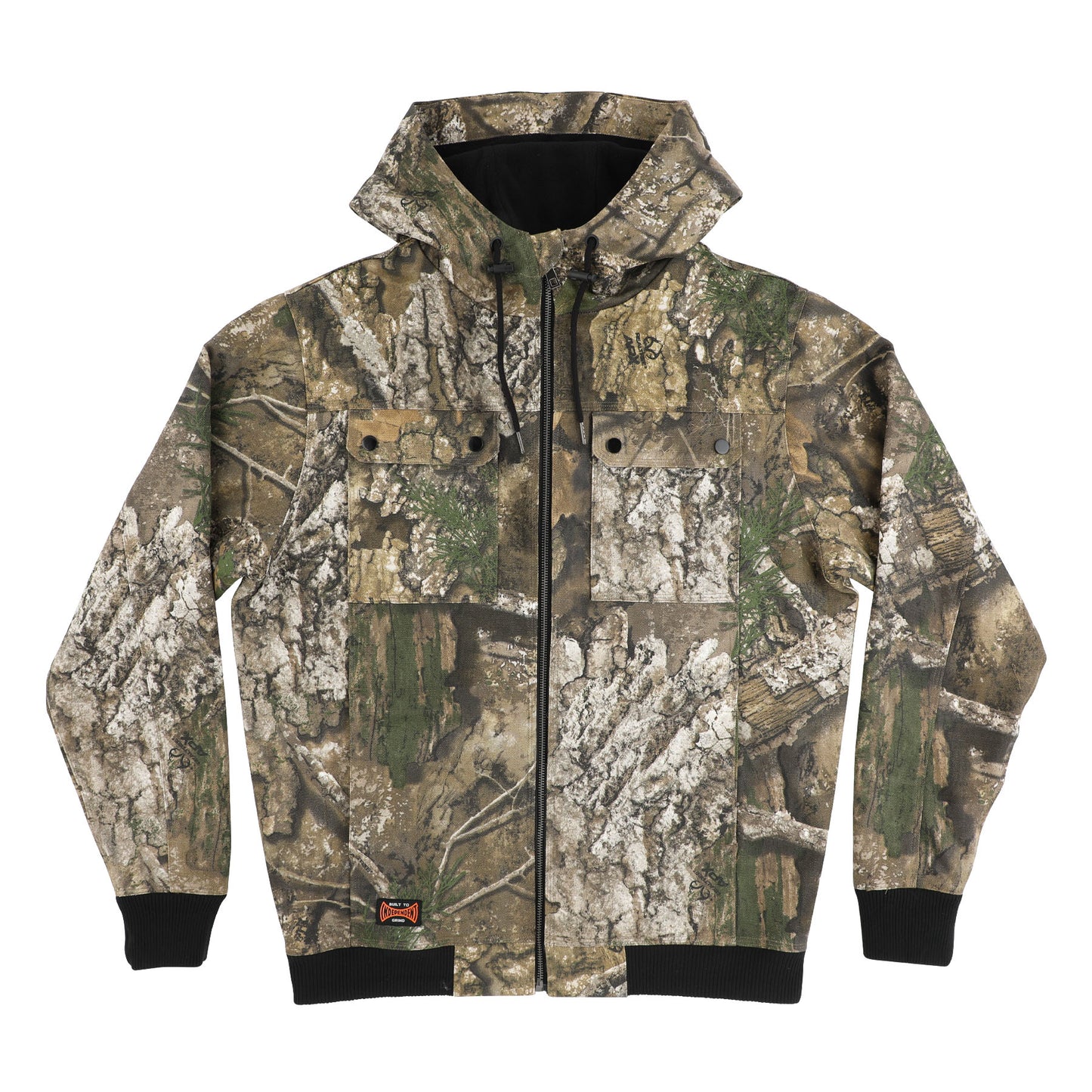 Built To Grind Hooded Mens Independent Canvas Work Jacket
