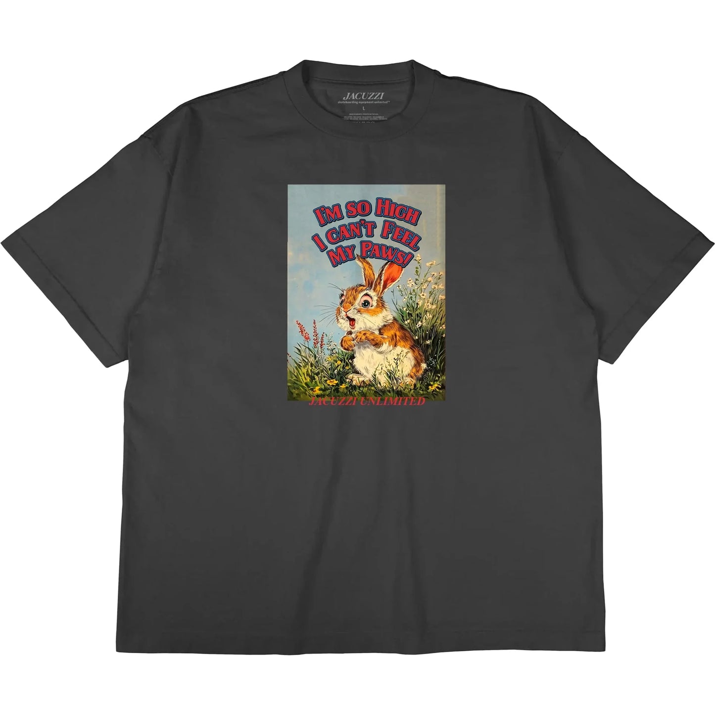 Jacuzzi Storybook Garment Dye Premium T-Shirt (Black)