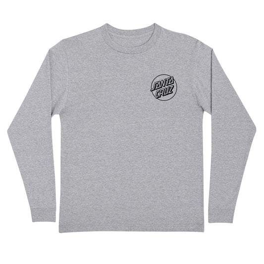 Kendall Atomic Mens Santa Cruz Long Sleeve T-Shirt - Ath Hthr