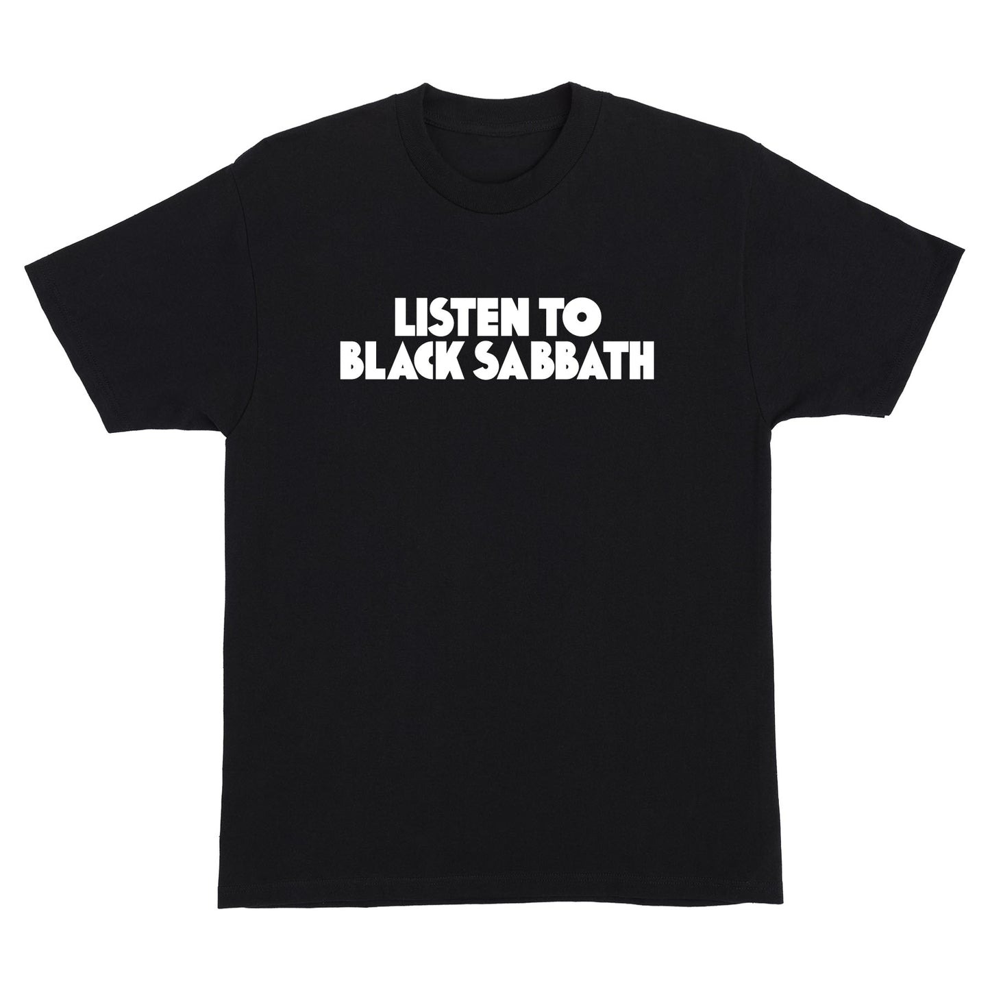 Maglietta Uomo XYHJS Black Sabbath - Logo Classico - T-shirt A Mezza Manica, Nera