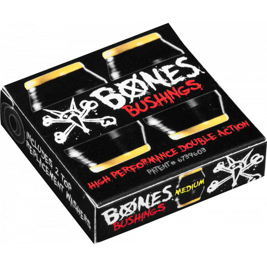 Bones Hardcore Bushings Medium Black Set