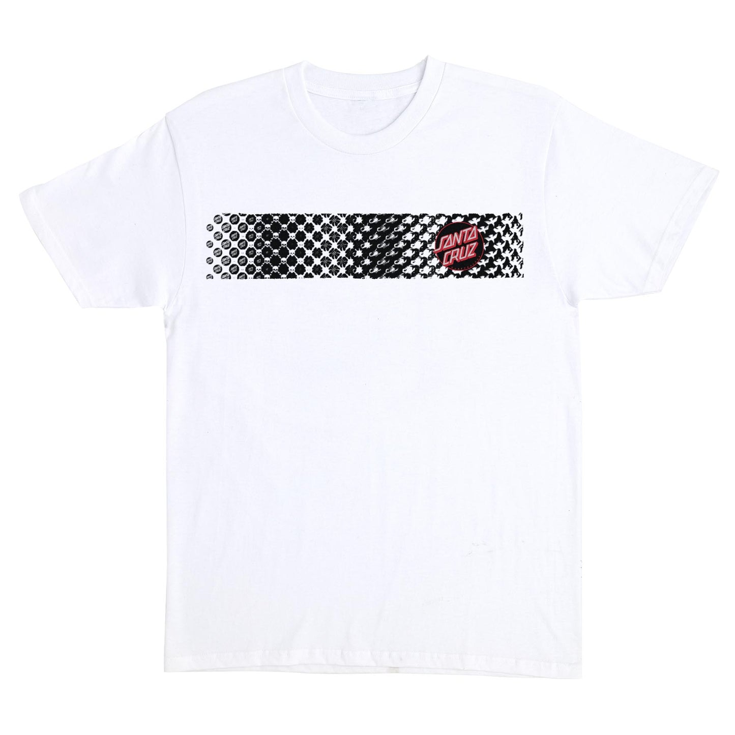Meyer Freestyle Duo Dot S/S Heavyweight T-Shirt White Mens Santa Cruz