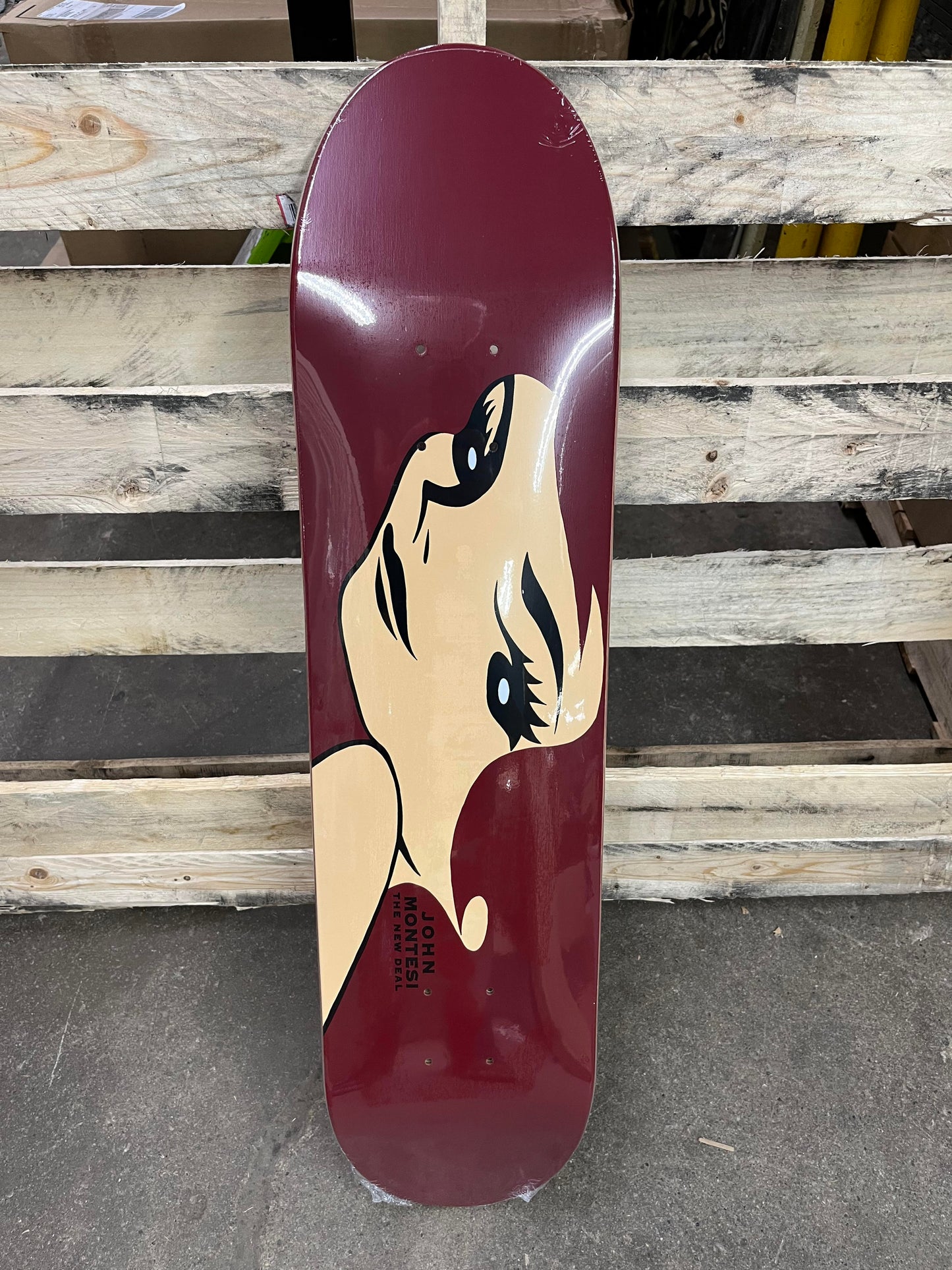 New Deal Montesi Girl 7.5" Old School Reissue Deck Heat Transfer IN STOCK!
