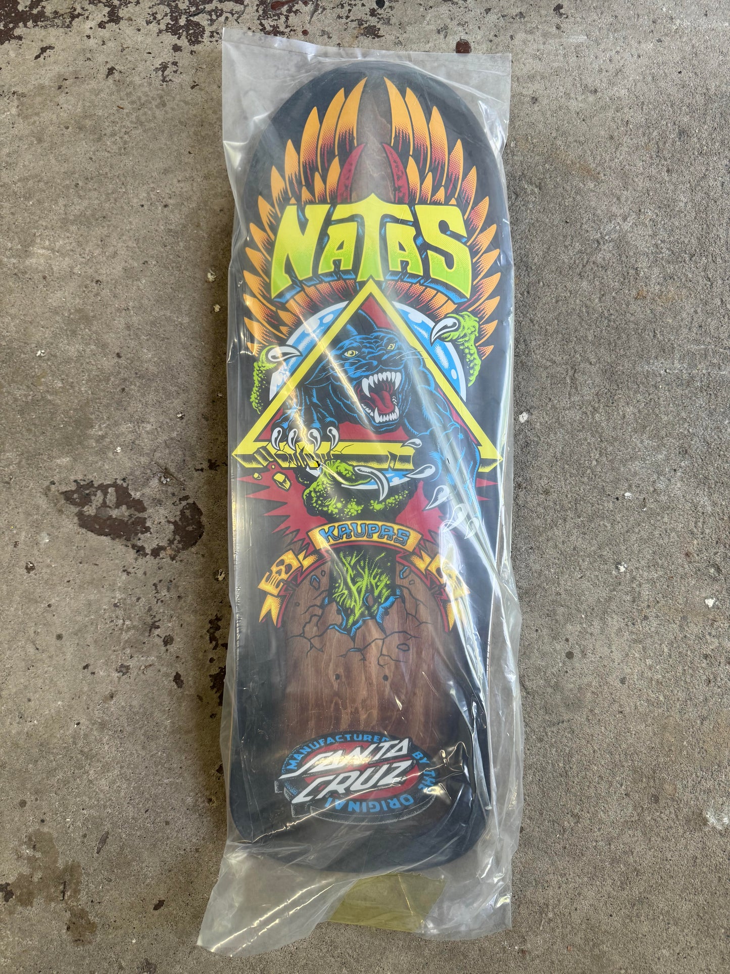**WAREHOUSE FIND** Santa Cruz Natas Old School Skateboard Deck