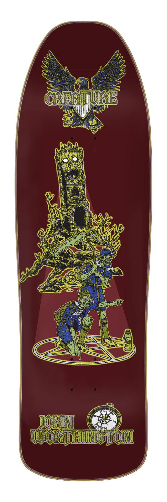 Worthington Scout VX Deck 9.34in x 31.65in Creature Skateboard Deck
