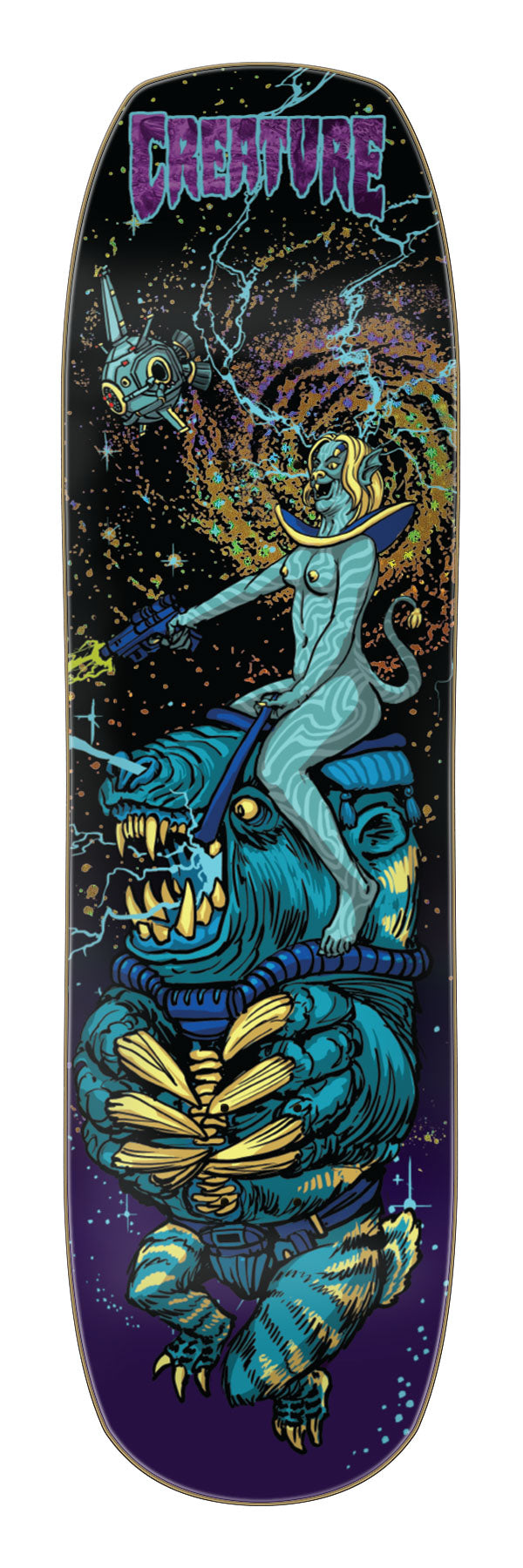 Cosmo Rider LG 8.75in x 32.05in Creature Skateboard Deck