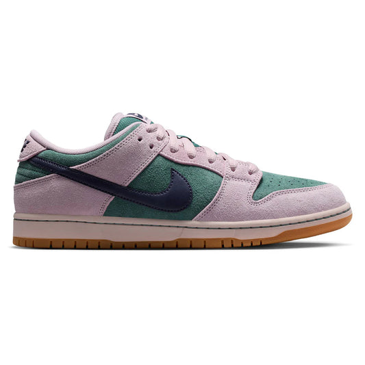 Nike SB Dunk Low Pro Skateboard Shoes (Mineral Slate/Dark Raisin/Particle Rose)