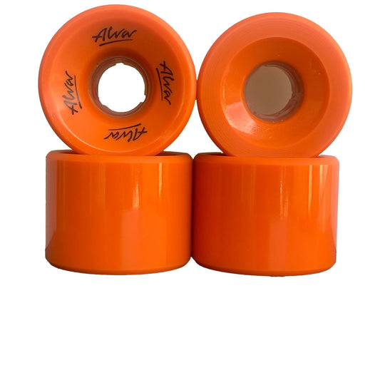 ALVA OLD SCHOOL FLATBACK BURNT ORANGE 60MM 92A SKATEBOARD WHEELS